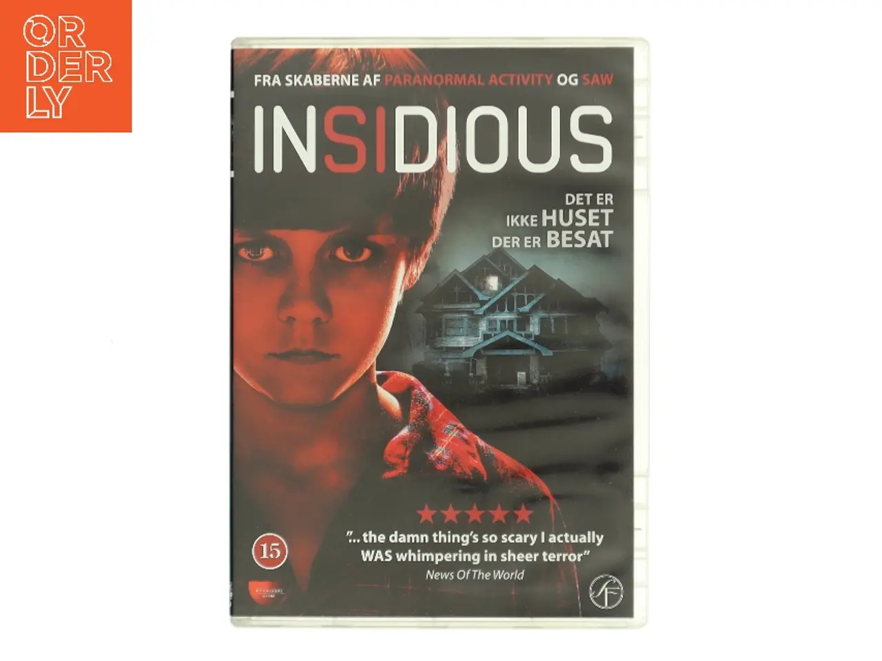 Billede 1 - Insidious med Patrick Wilson (DVD)