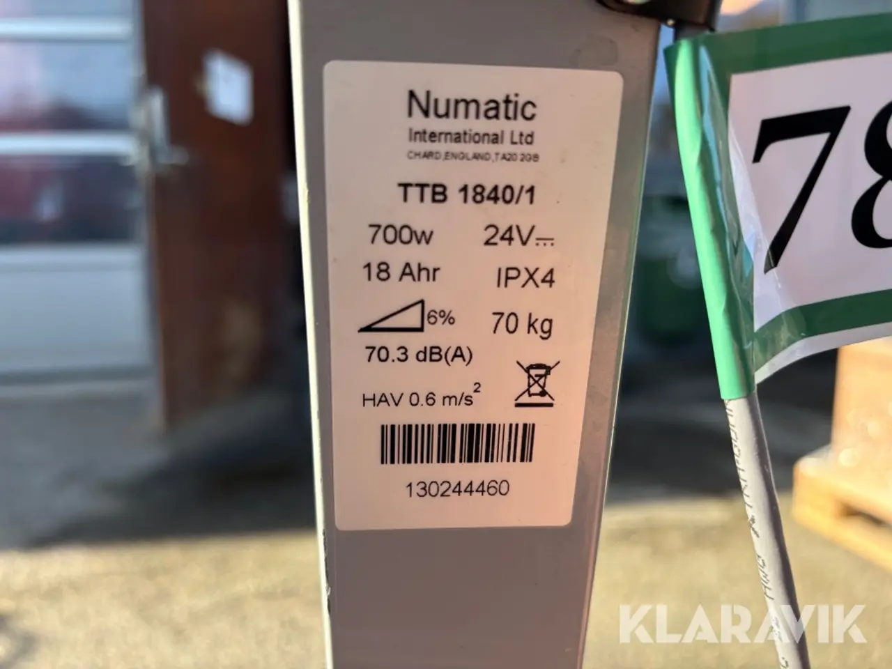 Billede 11 - Gulvvaskemaskine Numatic TTB 1840/1 - batteridrevet