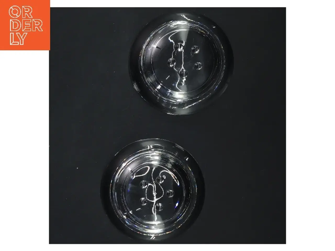 Billede 3 - Glas fyrfadslys holdere (str. 9x4 cm)