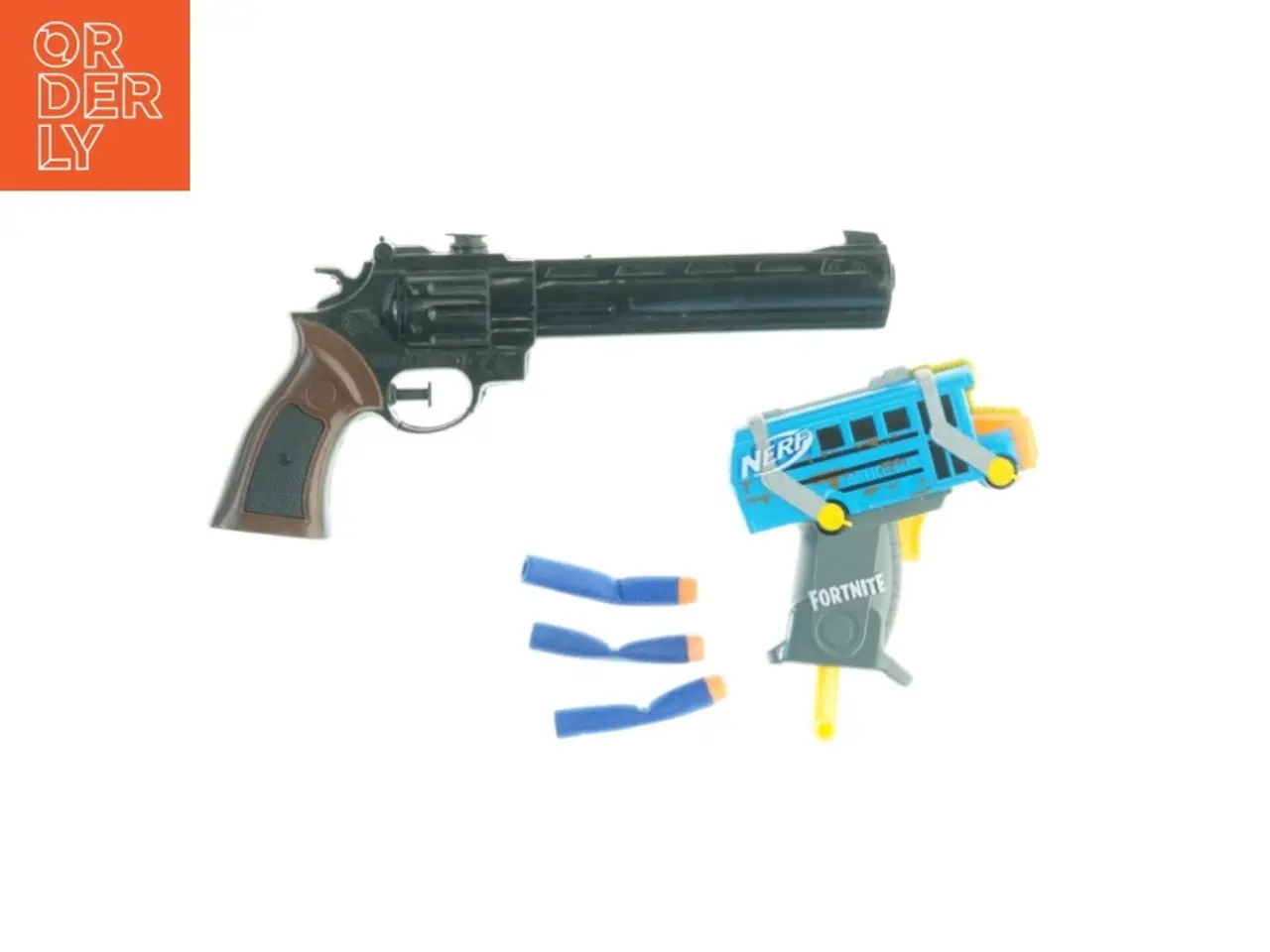 Billede 1 - Nerf Fortnite Handkanon og legetøjspistol (str. 29 x 13 cm)