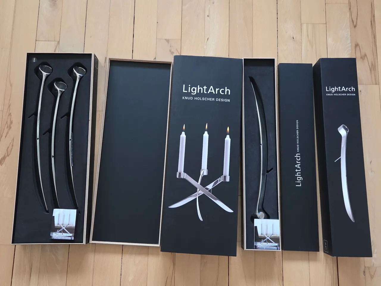 Billede 4 - LightArch Knud Holscher lysestage i stål