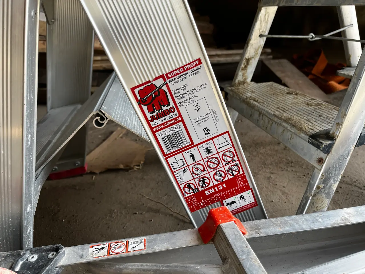 Billede 2 - Foldestige inkl. Trappestie JUMBO