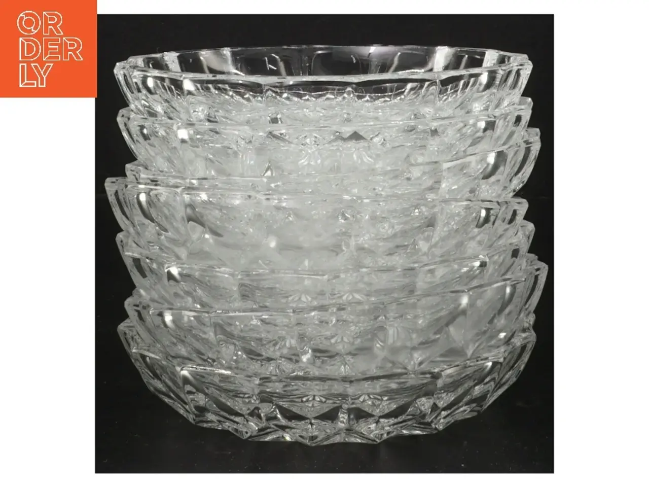 Billede 1 - Glasskål sæt (str. 7 styk, ø 14,5 cm)
