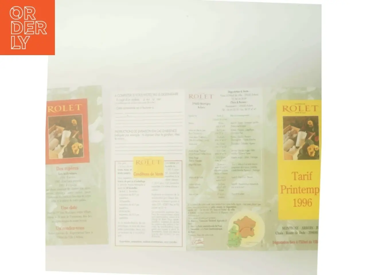 Billede 5 - Tarif Printemps 1996 (Bog)
