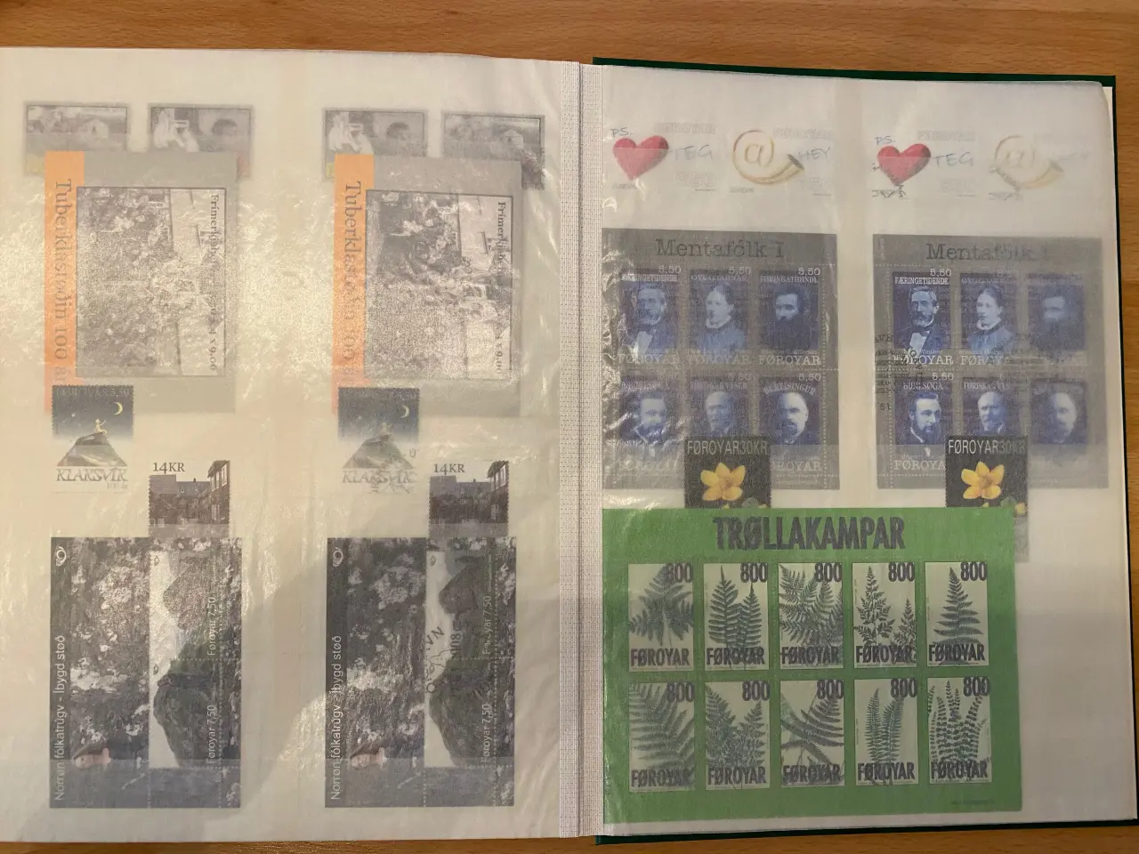 Billede 8 - Færøerne postfrisk+stemplet samling