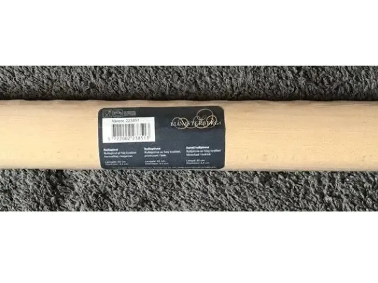 Billede 1 - Rullepind Bøgetræ 35 cm