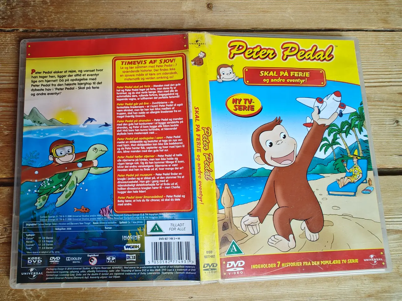 Billede 1 - Peter Pedal skal på ferie og andre eventyr DVD