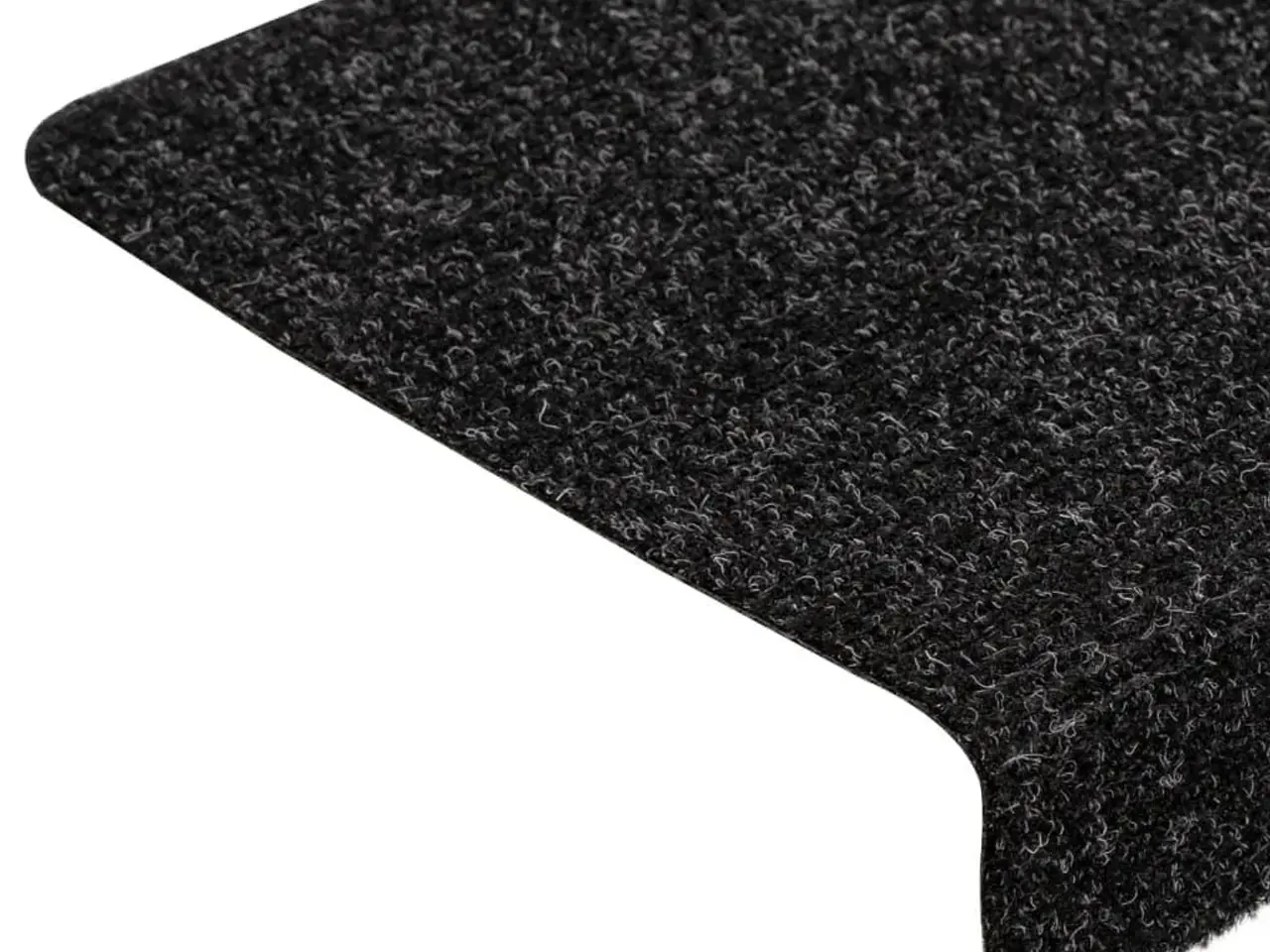 Billede 5 - Trappemåtter selvklæbende 15 stk. 65x21x4 cm sorte rektangulære kant