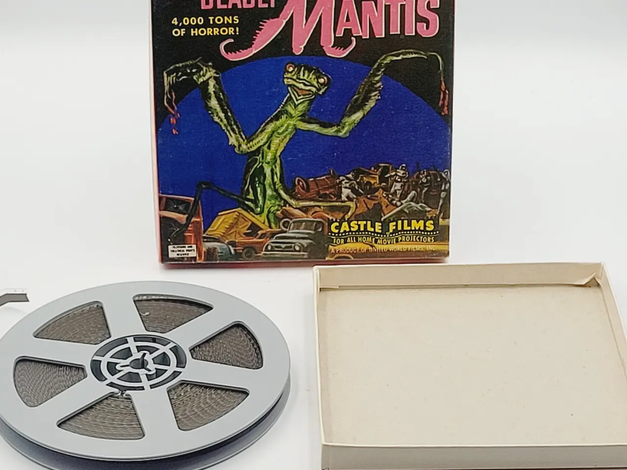 Billede 1 - ⭐️· 🦗 Skræmmende 8mm Smalfilm: THE DEADLY MANTIS