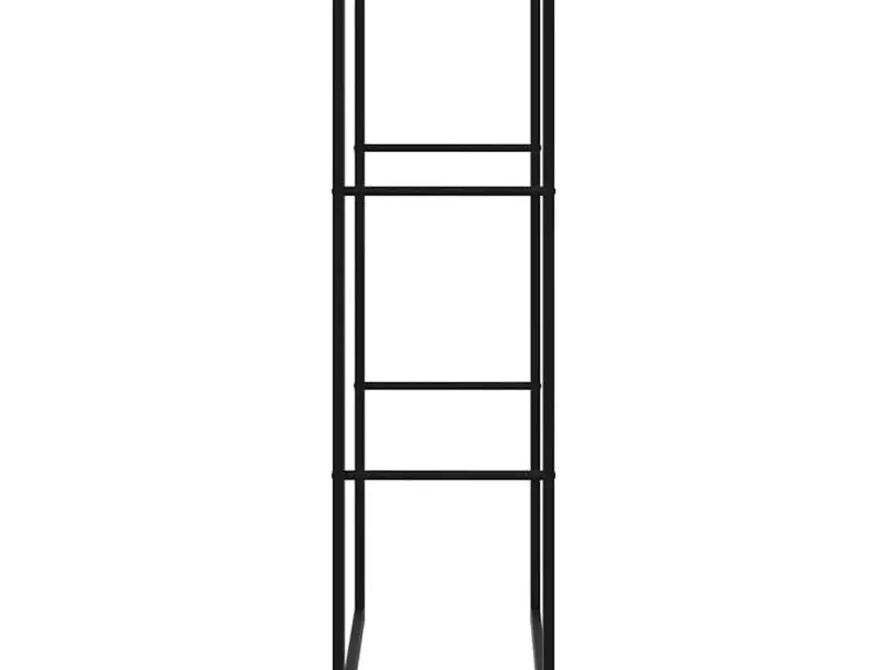 Billede 6 - Brændestativ i stål 55 x 30 x 116 cm - sort