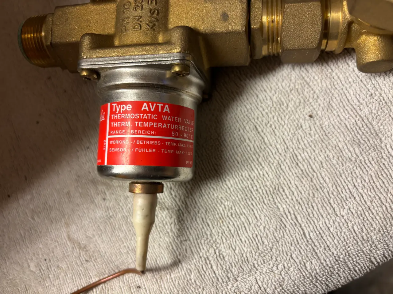Billede 1 - Danfoss avta 15 termostatisk ventil 1/2 10-80