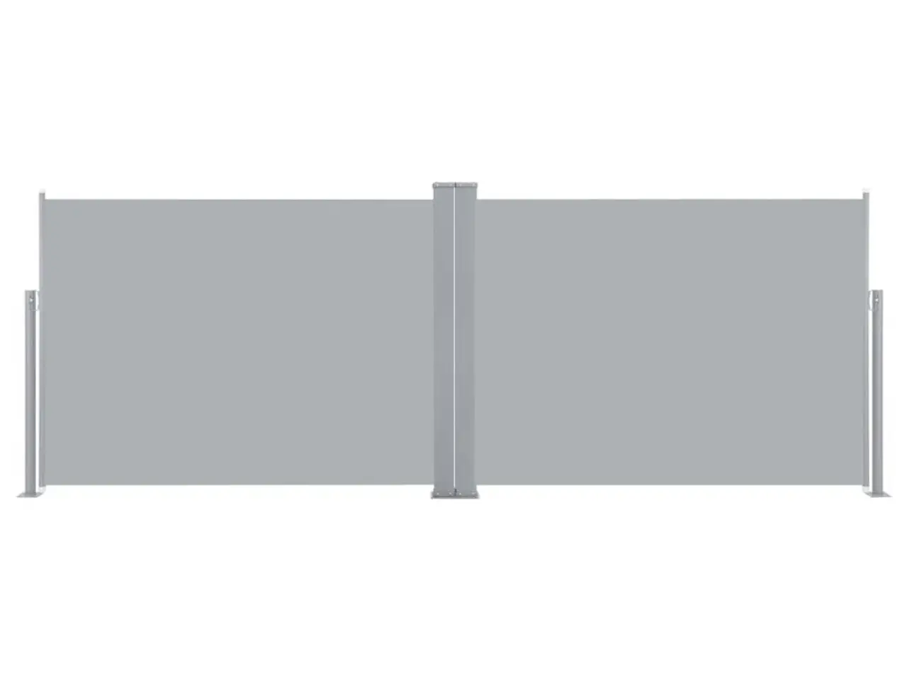 Billede 4 - Sammenrullelig sidemarkise 120 × 1.000 cm - antracitgrå