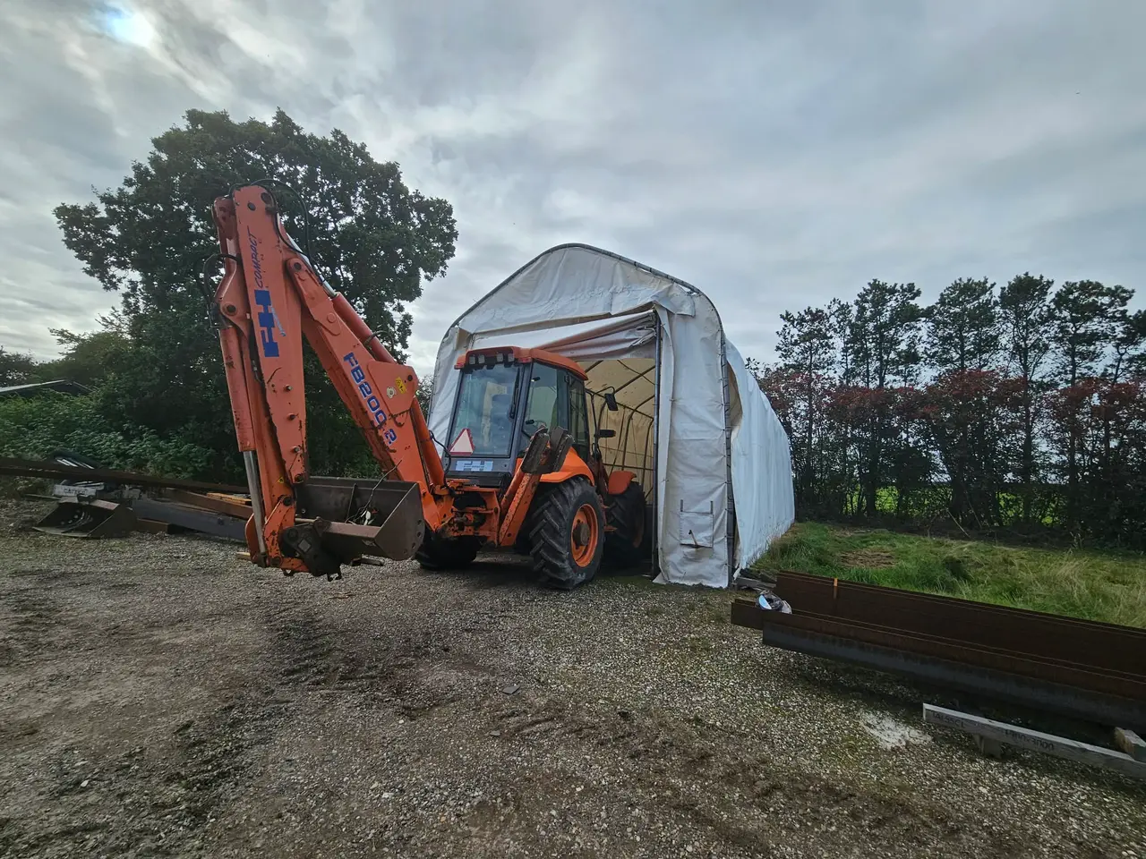 Billede 2 - Telthal Oceancover med port og hejs