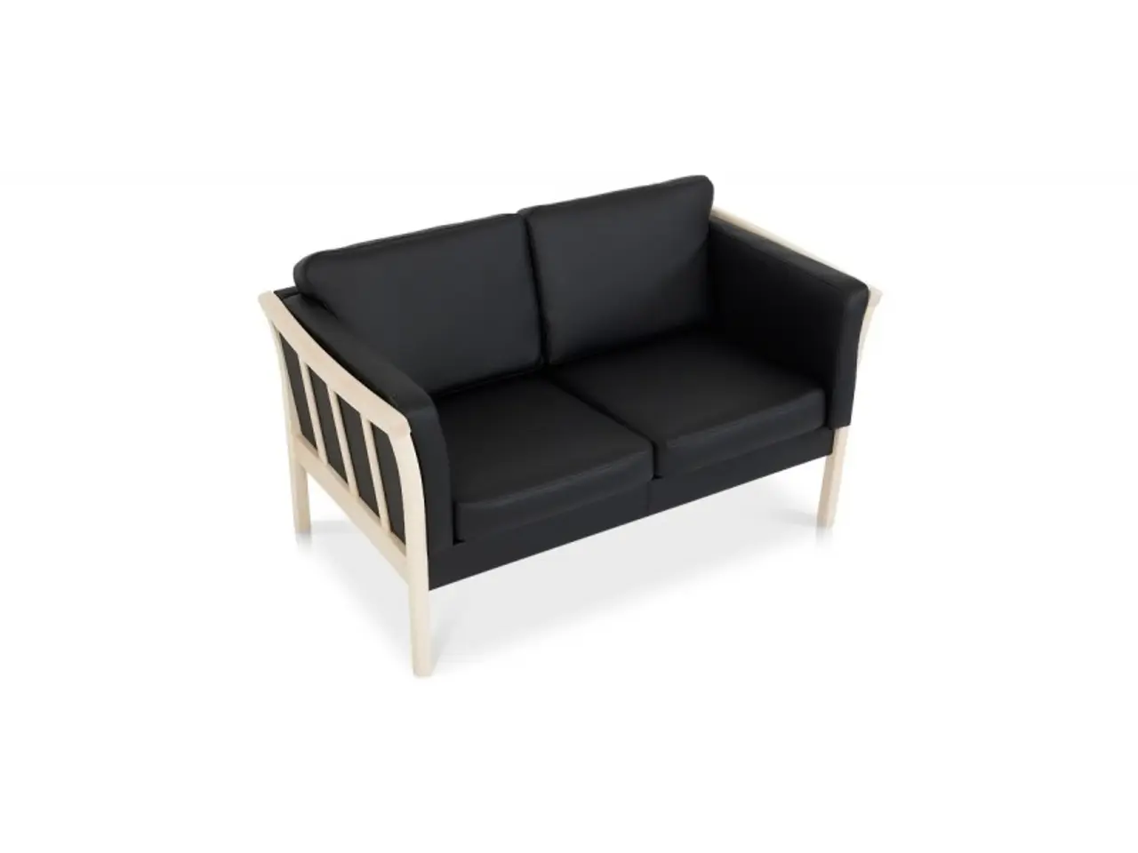 Billede 2 - Dragør 2 pers. sofa - Sort tekstillæder