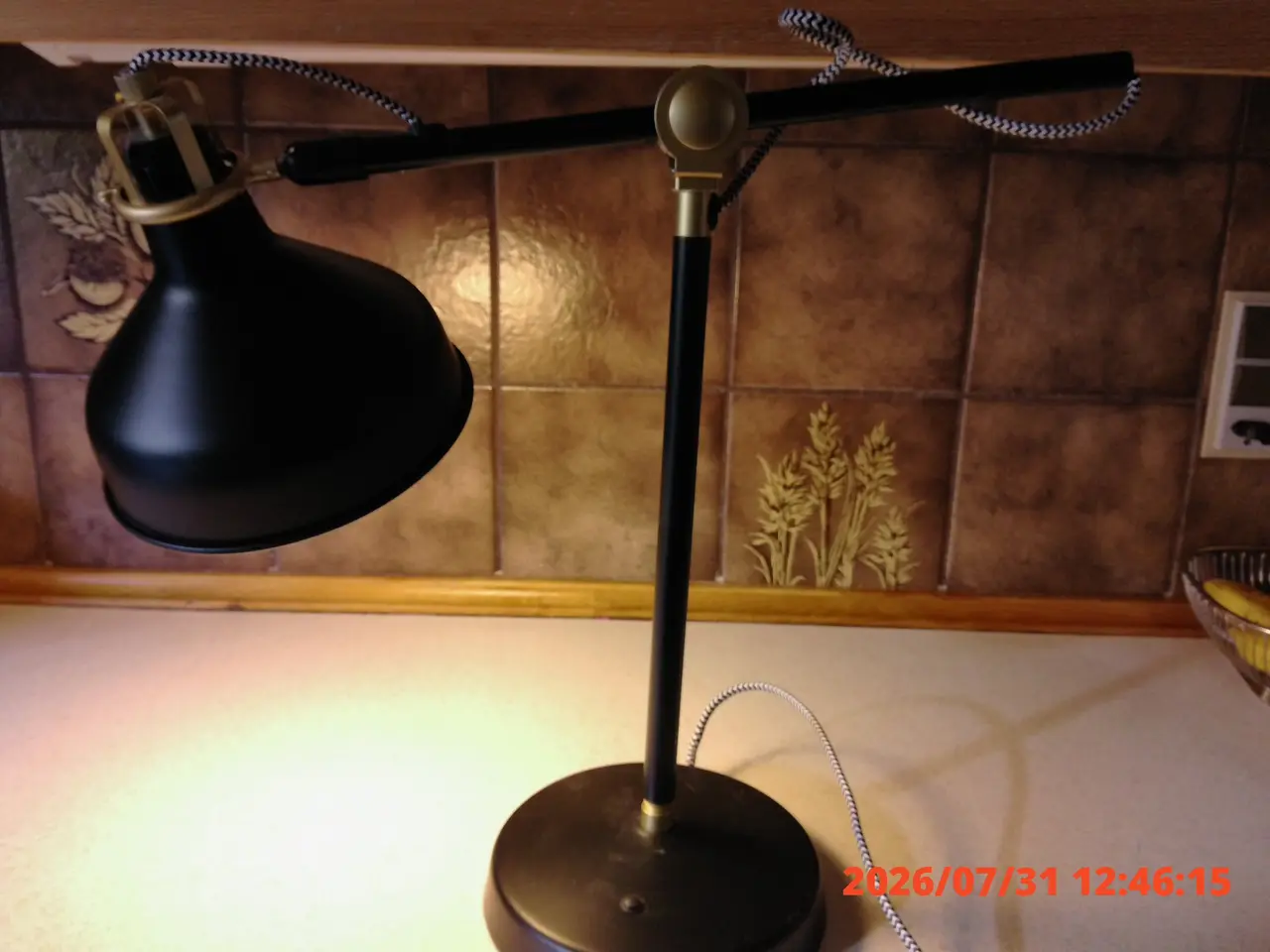 Billede 1 - IKEA Ranarp bordlampe i sort med justerbar arm