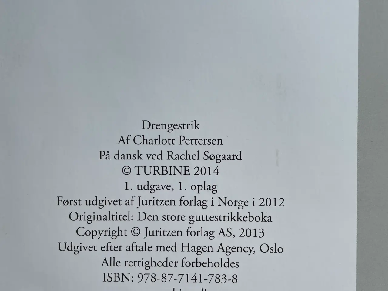 Billede 2 - Charlotte Pettersen Drengestrik