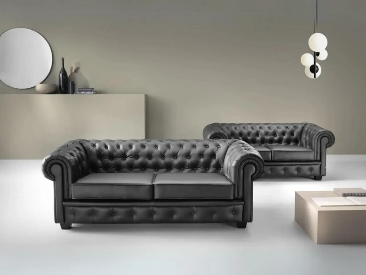 Billede 7 - Chesterfield Manchester 2 personers Lædersofa