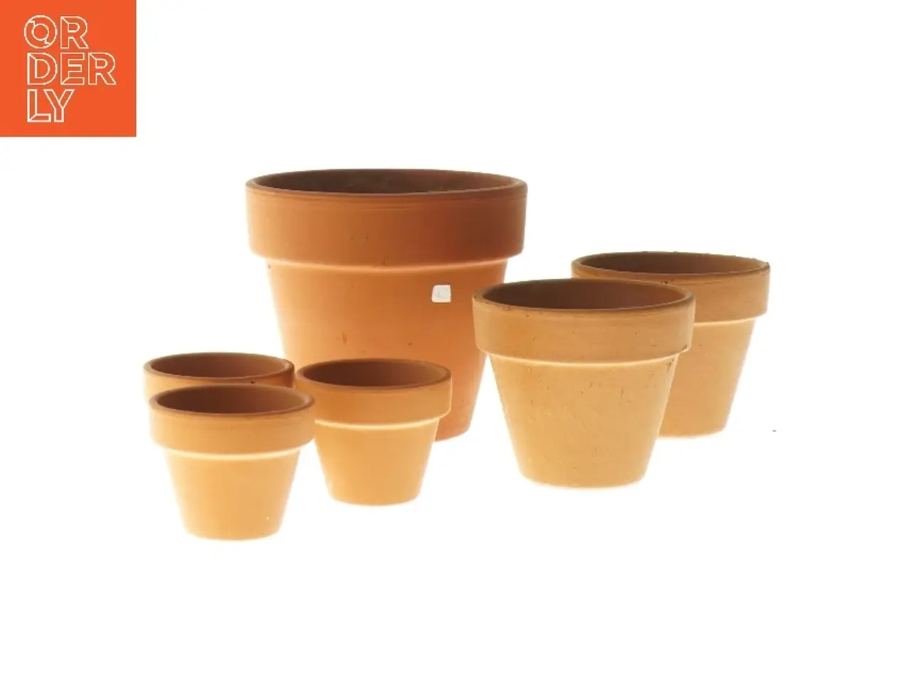 Billede 1 - Terracotta urtepotter, 6 stk (str. 6 stk Ø 5 & 7 & 10 cm)