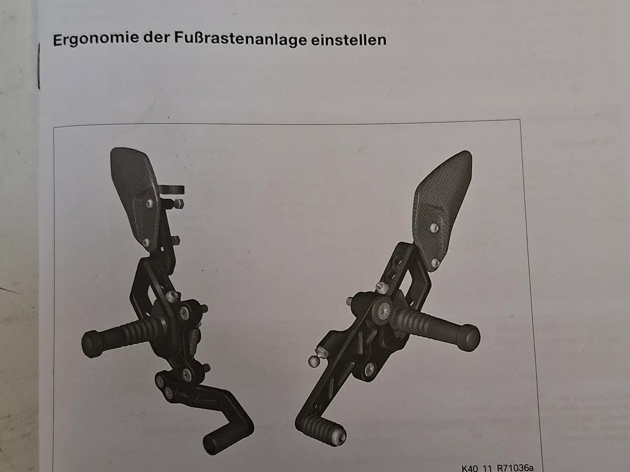 Billede 5 - BMW HP Fodhvilersæt K1300S / R