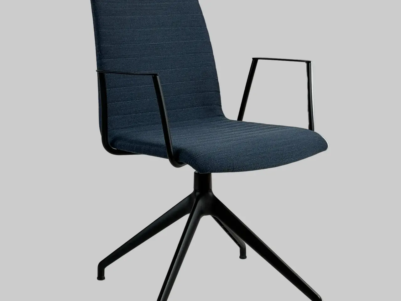Billede 1 - Savir Design Gate 11 Stol – Mørkeblå/Sort Stel