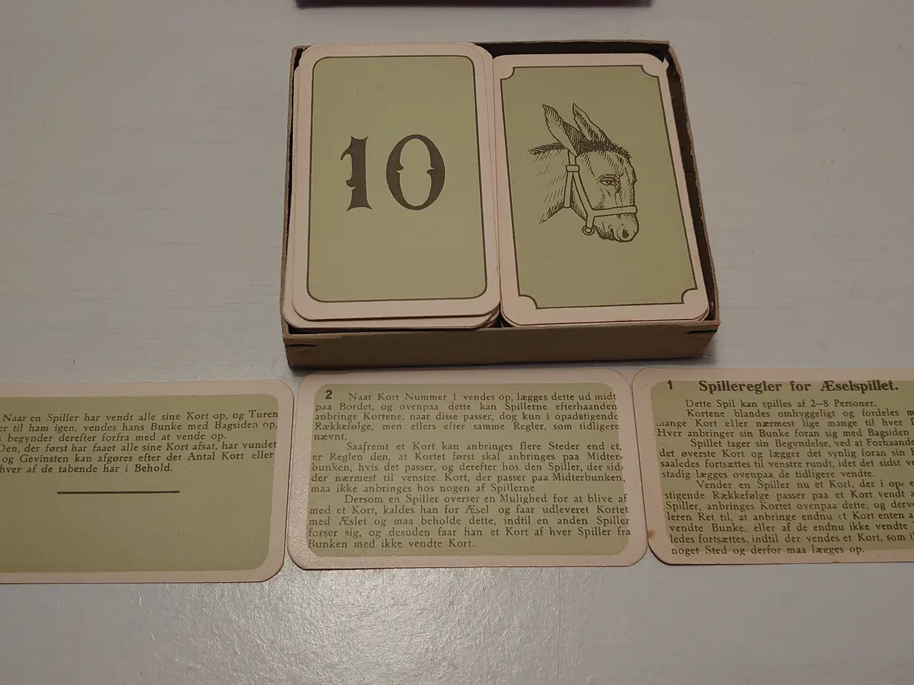 Billede 2 - Spil, Æselspil.Paletspil fra Adolph Holst No547. 1