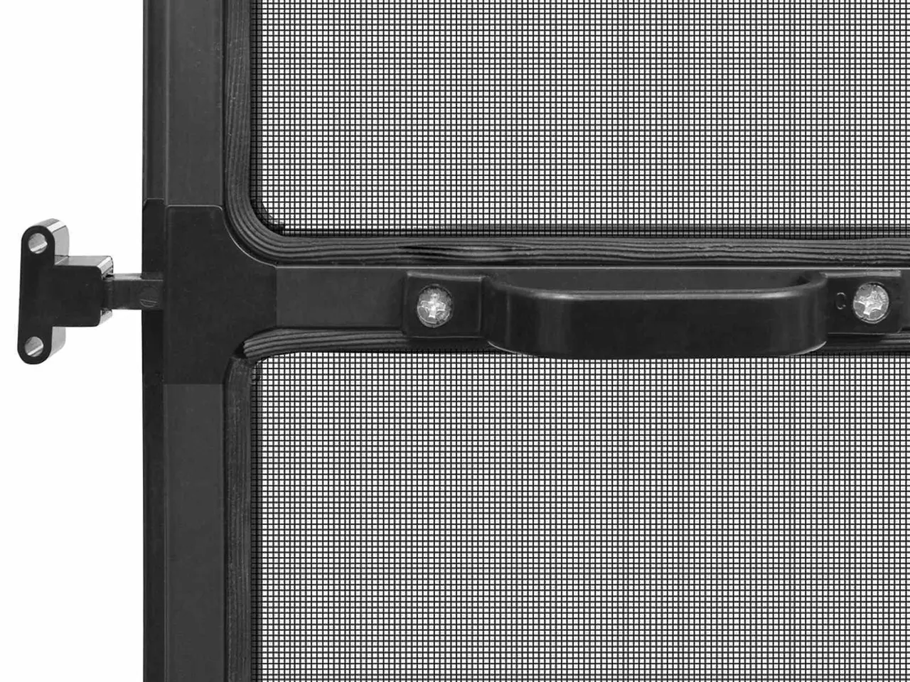 Billede 8 - Svingbart insektnet Anthracit og sort 100 x 215 cm