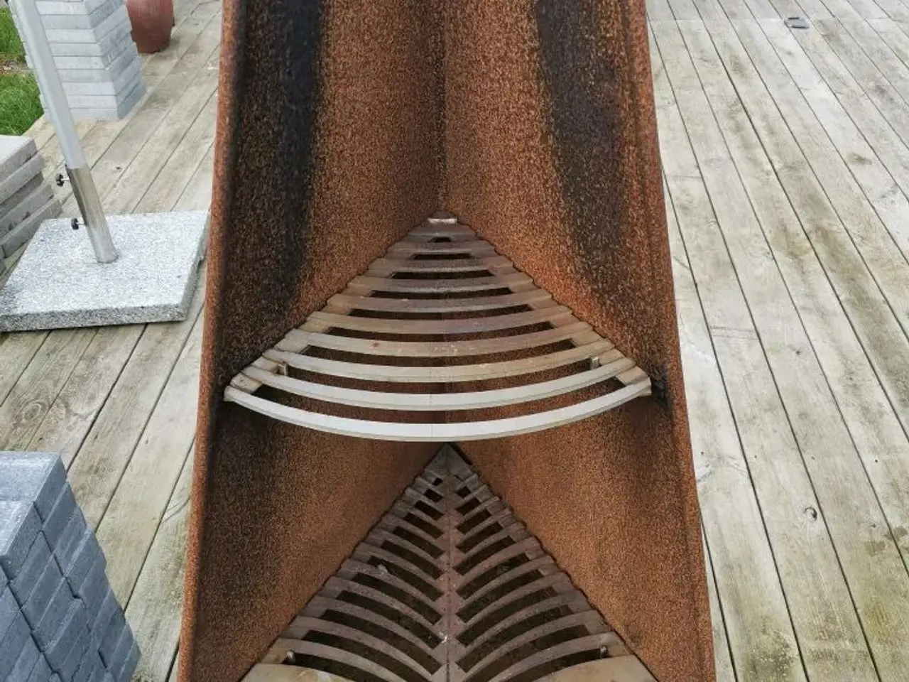 Billede 3 - Terrasse varmer med grill