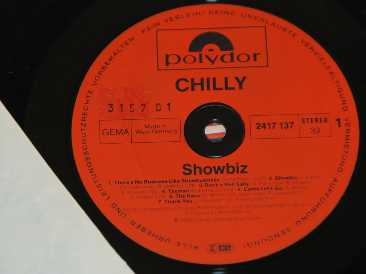 Billede 4 - 3 Vinylplader med CHILLY