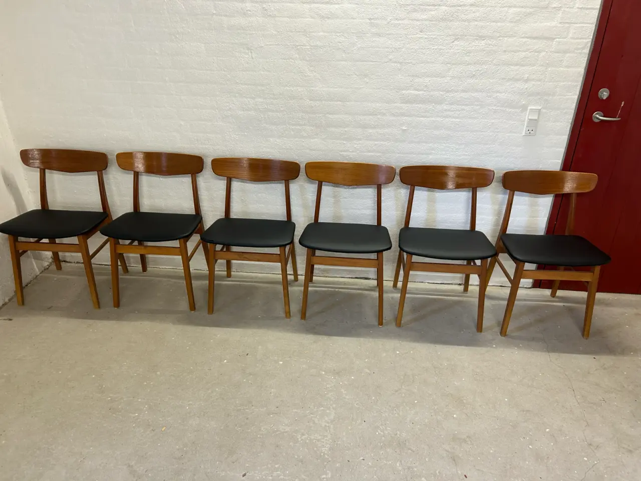 Billede 2 - 6 flotte vintage teakstole fra Findahl Møbler – da