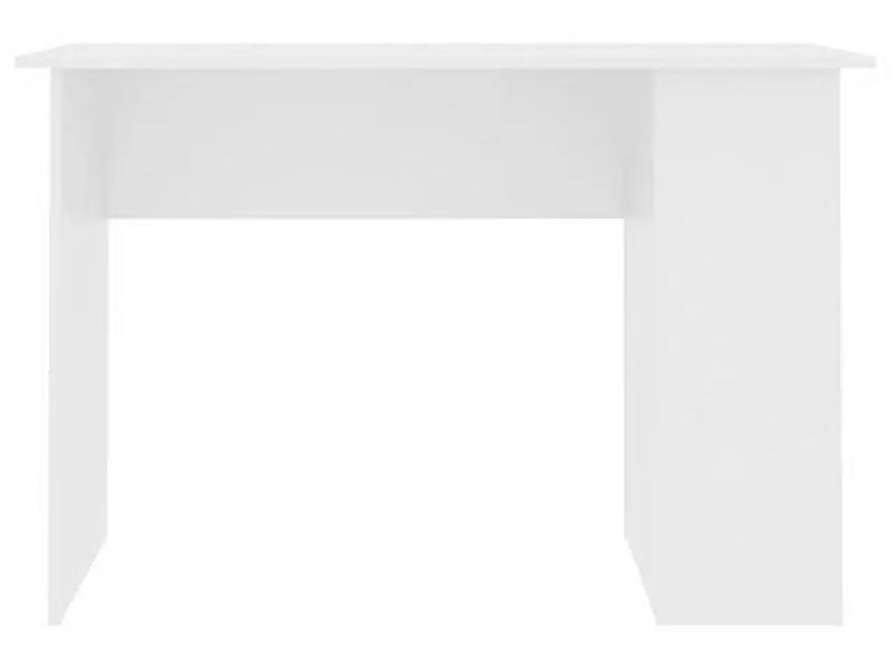 Billede 5 - Skrivebord med 2 hylder 110 x 60 x 73 cm - hvid