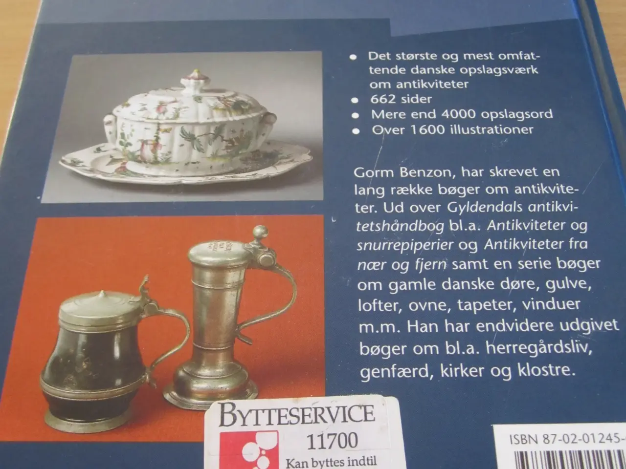 Billede 4 - BYD. GYLDENDALS ANTIKVITETSHÅNDBOG.
