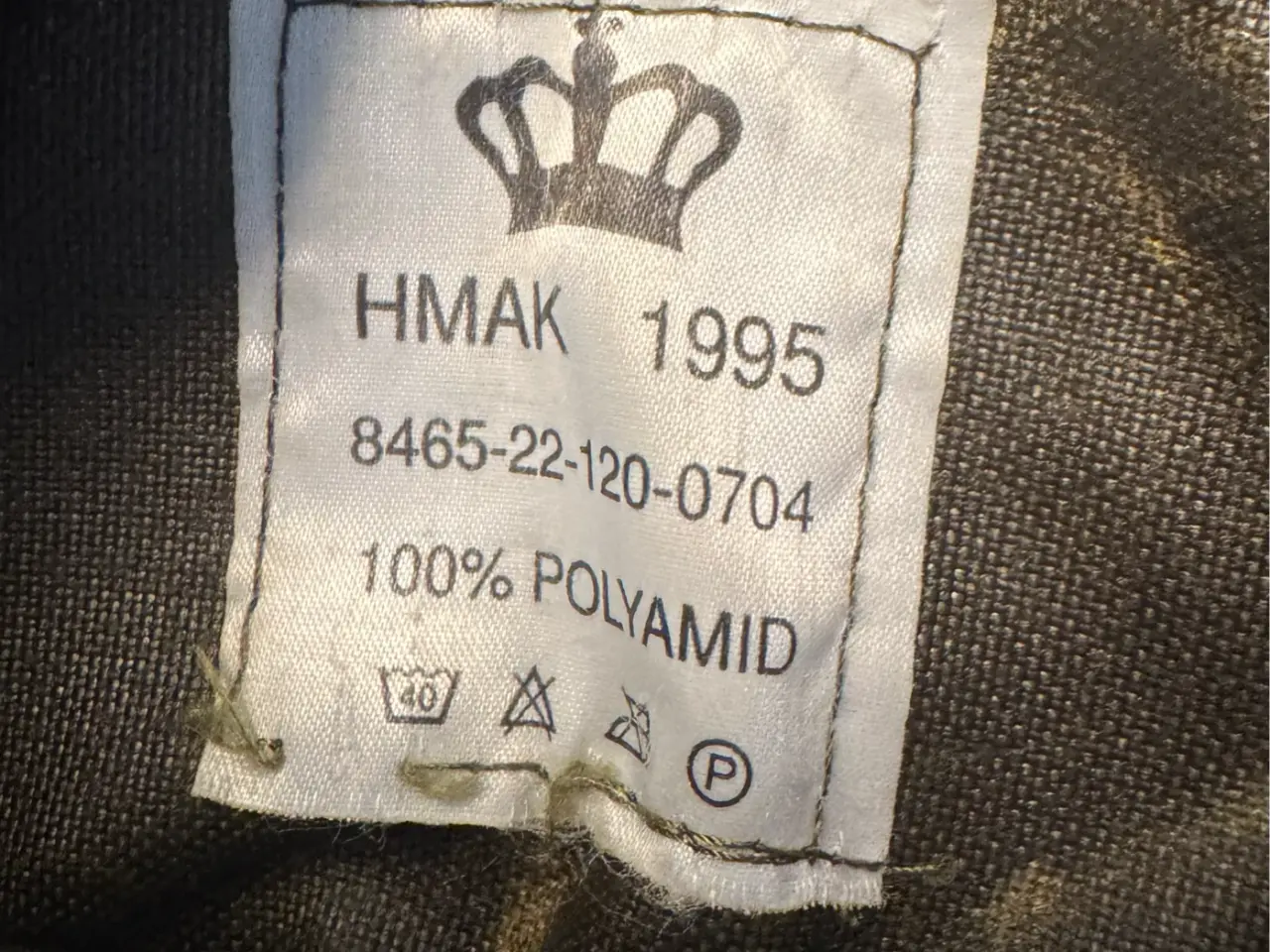 Billede 2 - Original dansk militær vadsæk / søsæk (HMAK 1995)
