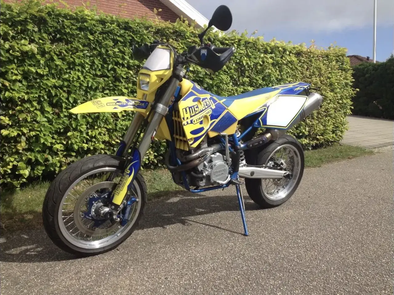 Billede 1 - Husaberg fs 650 e - motard - stjålet!!!