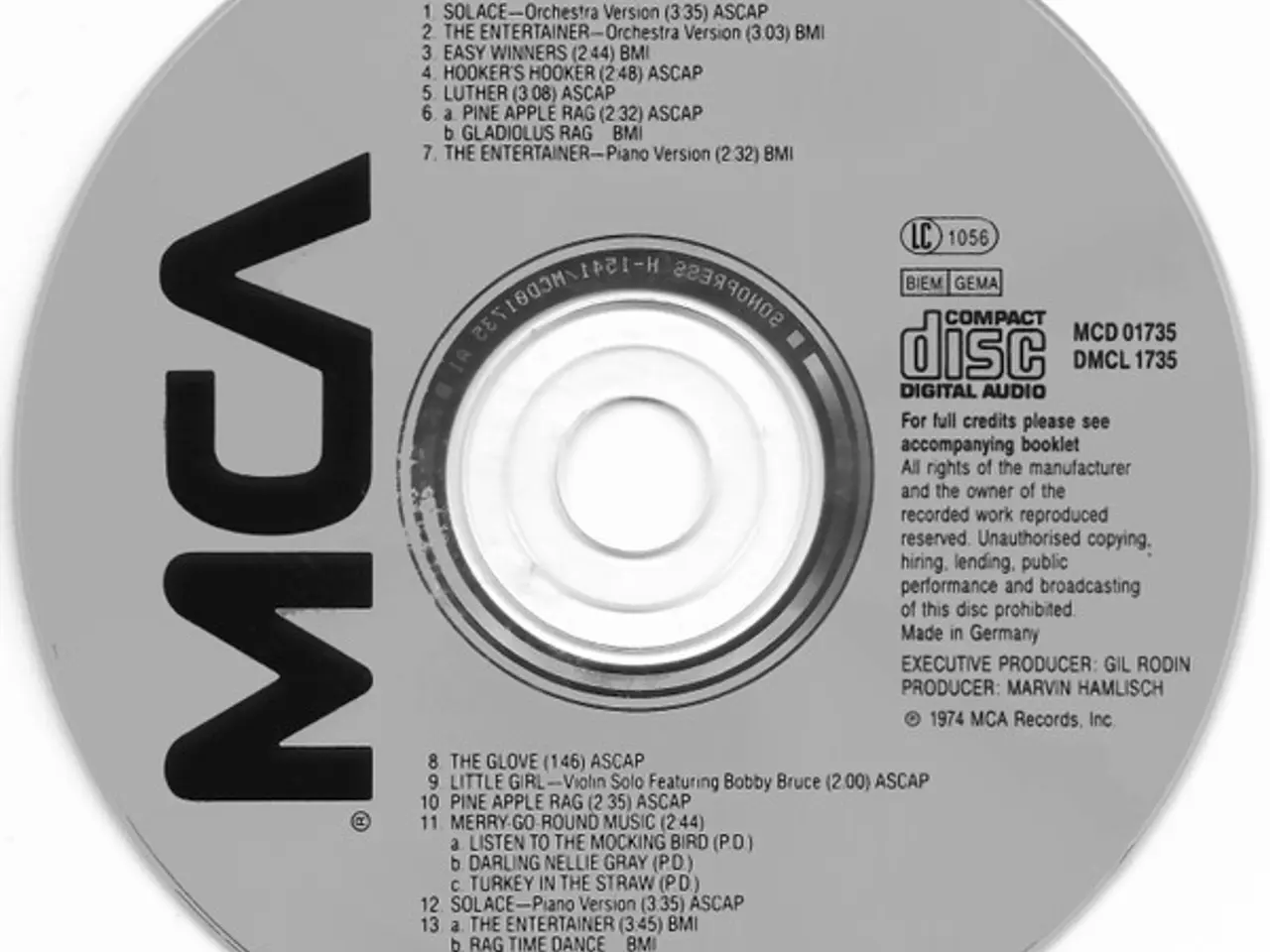 Billede 3 - Marvin Hamlisch – The Sting (Original… – CD