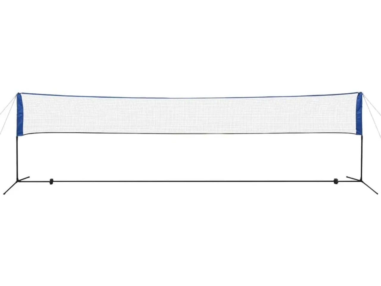 Billede 2 - Badmintonnet med fjerbolde - 600 x 155 cm, højdejusterbart