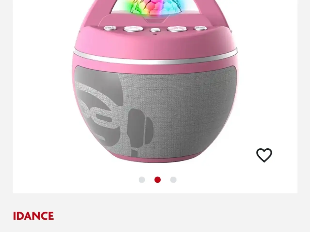 Billede 6 - Party Ball i pink med 2 mikrofoner