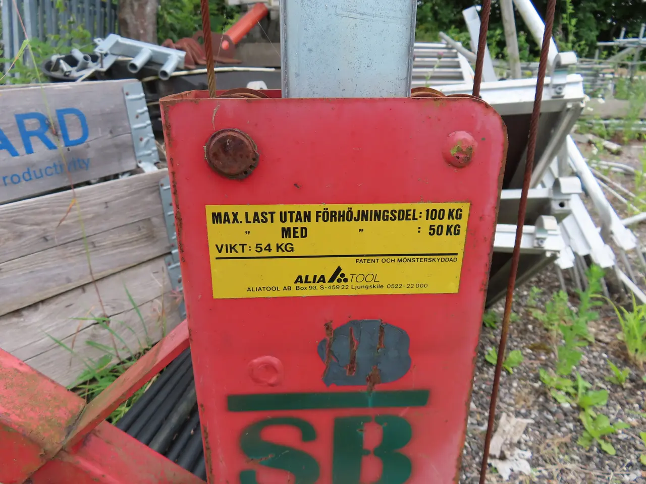 Billede 4 - Gipsplade hejs ALIA TOOL 23000