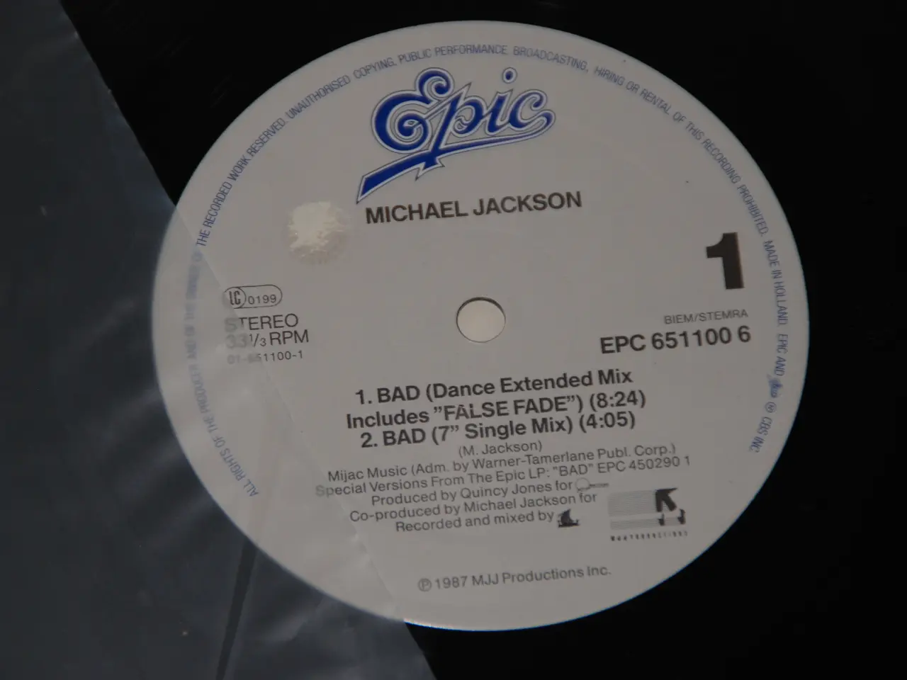 Billede 4 - Vinylplade - Michael Jackson