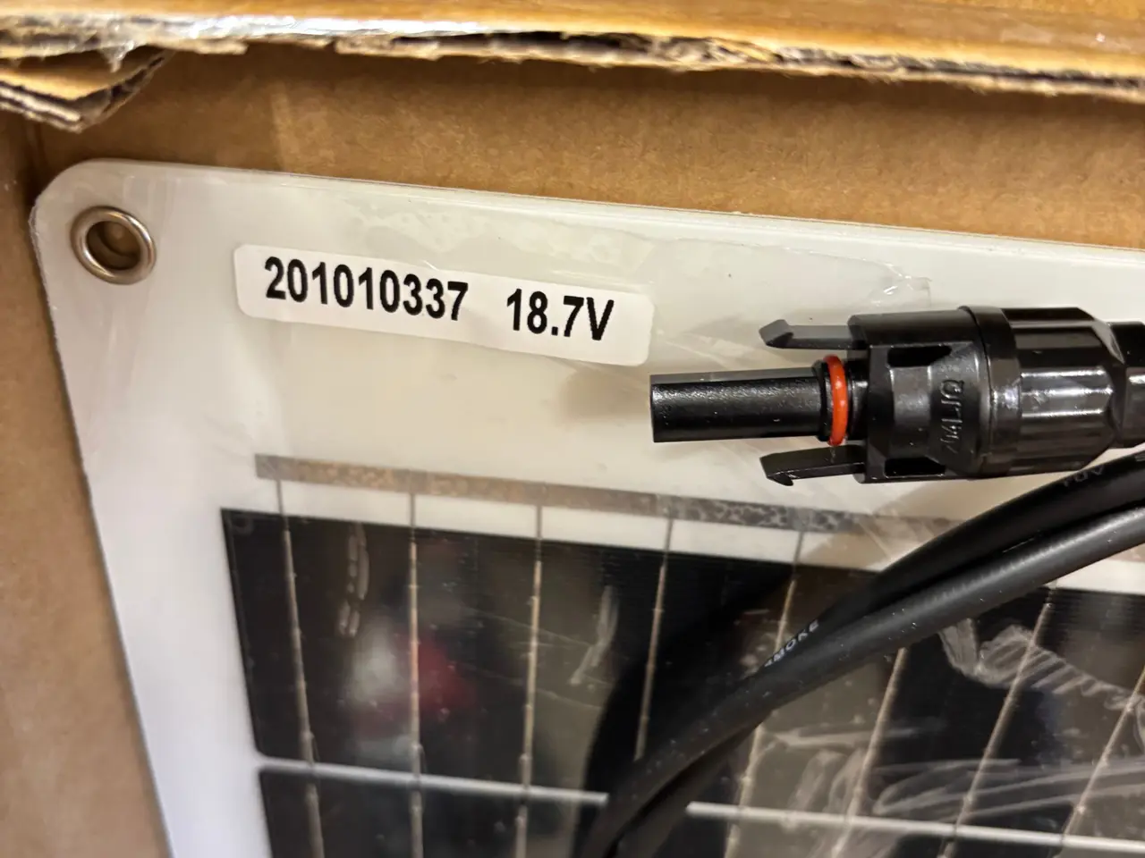Billede 2 - 100W solpanel 18 volt  i høj kvalitet,