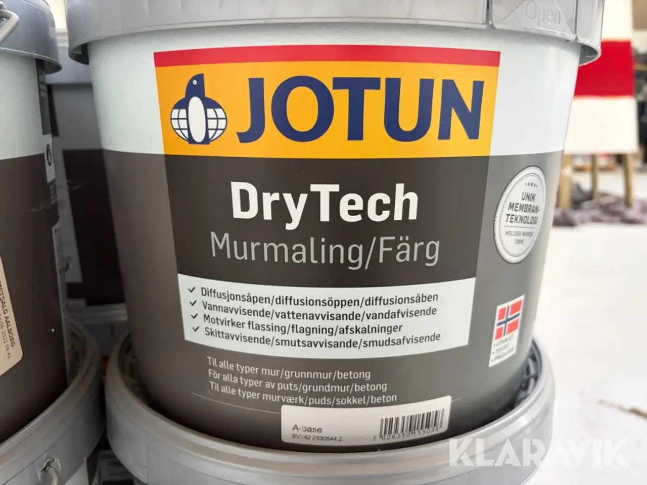 Billede 7 - Murmaling Jotun Drytech 4502 grafitgrå 19 Styk