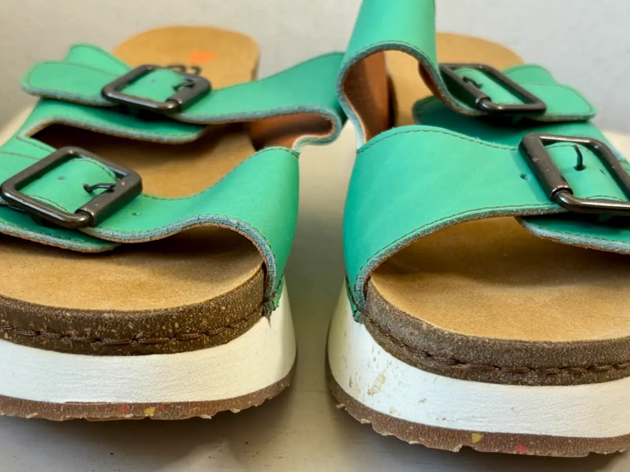 Billede 3 - Art*, grønne sandaler/slippers, str 41