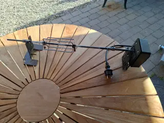 Rotisseri 230V motor, spyd, beslag