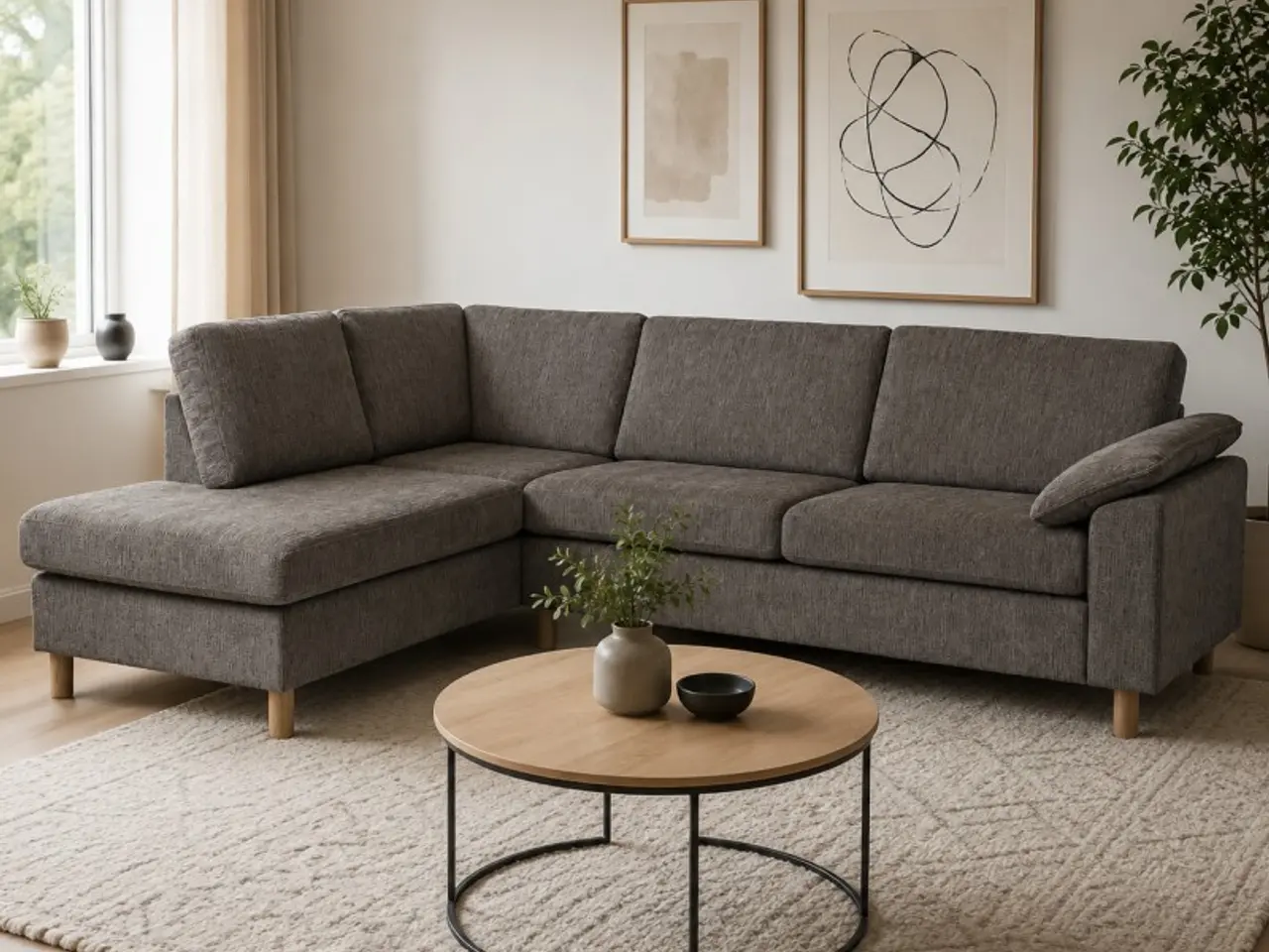 Billede 1 - Maria Hjørnesofa Brun - Venstrevendt