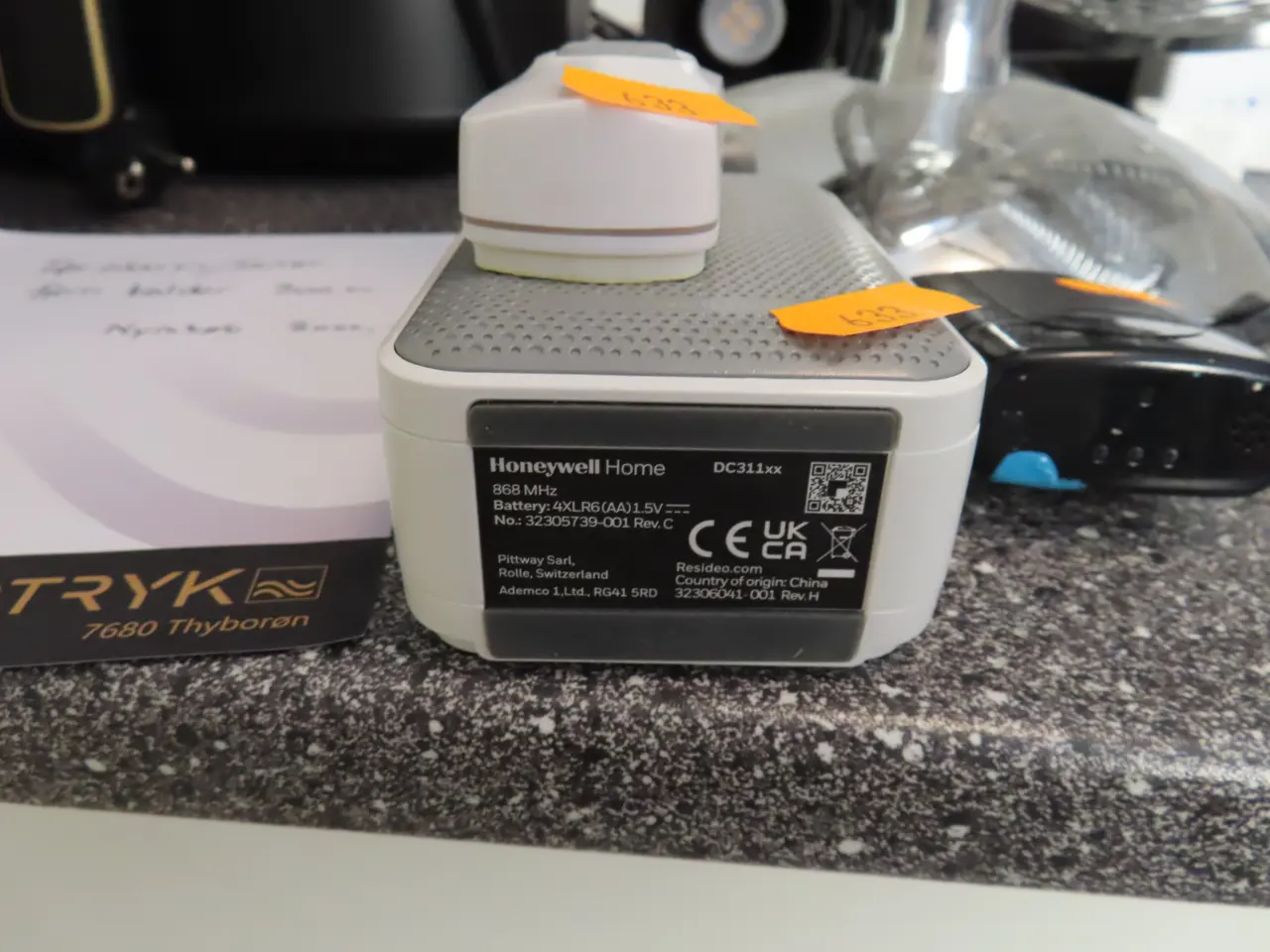 Billede 3 - Døralarm med sensor samt ringeklokke HONEYWELL Home