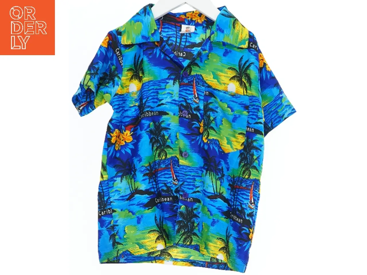Billede 1 - Hawaiiskjorte med tropisk print fra Rima (str. L)