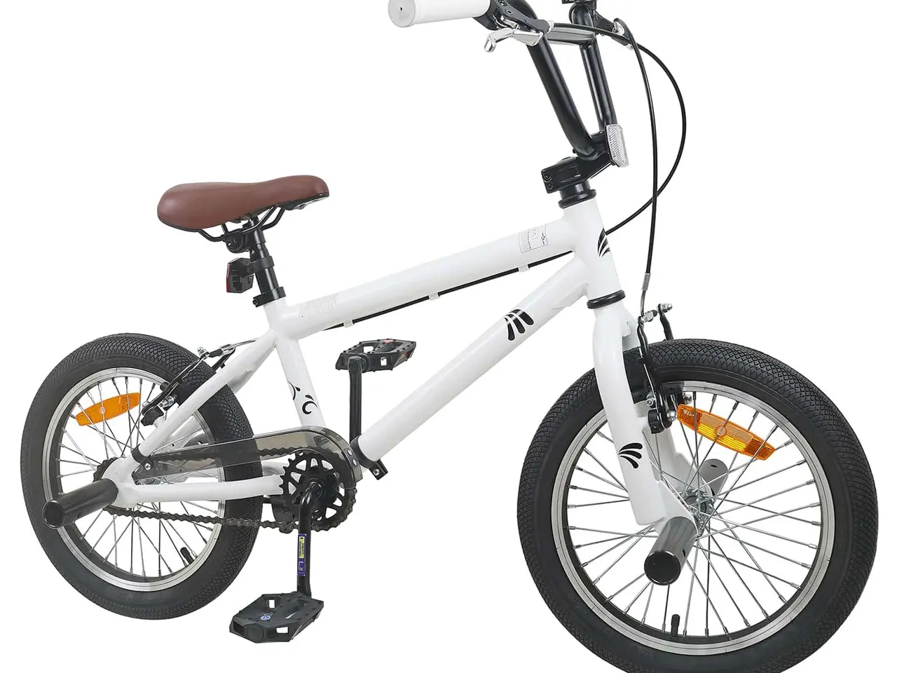 Billede 2 - BMX Cykel 18 tommer til 7-10 år gamle Hvid