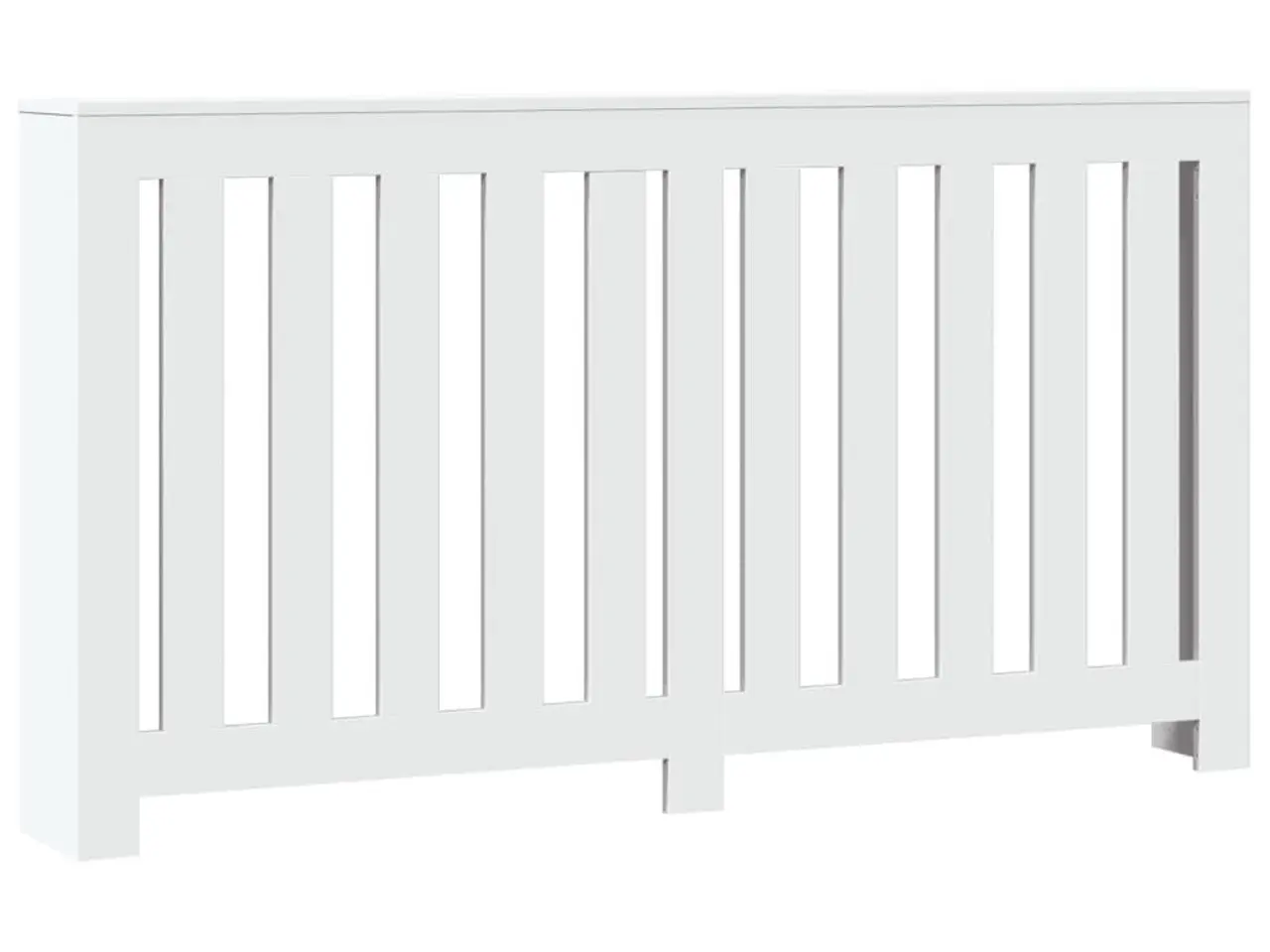 Billede 2 - Radiatorskjuler 149x20x82 cm konstrueret træ hvid