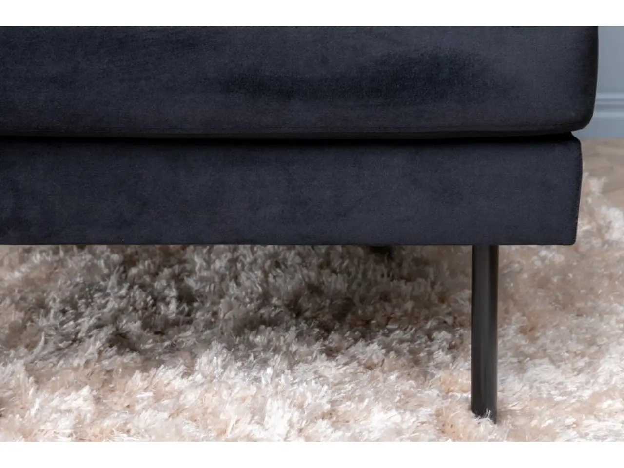 Billede 14 - Zoom U-Sofa - Sort Velour