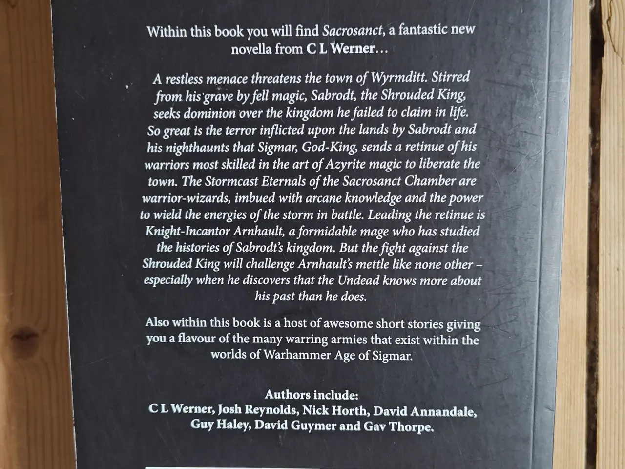 Billede 2 - Warhammer Sacrosanct & other stories BOG