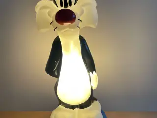 Sjælden Sylvester og Piphans lampe fra 80’erne